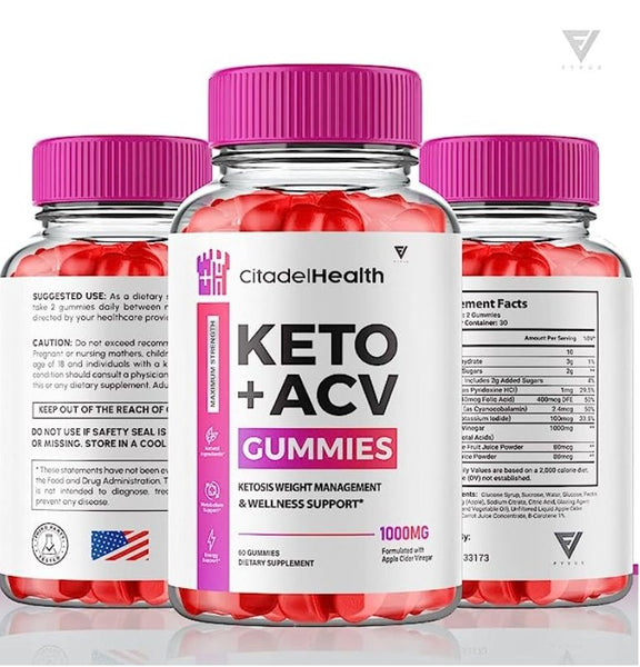 Citadel Health's ACV Keto Gummies