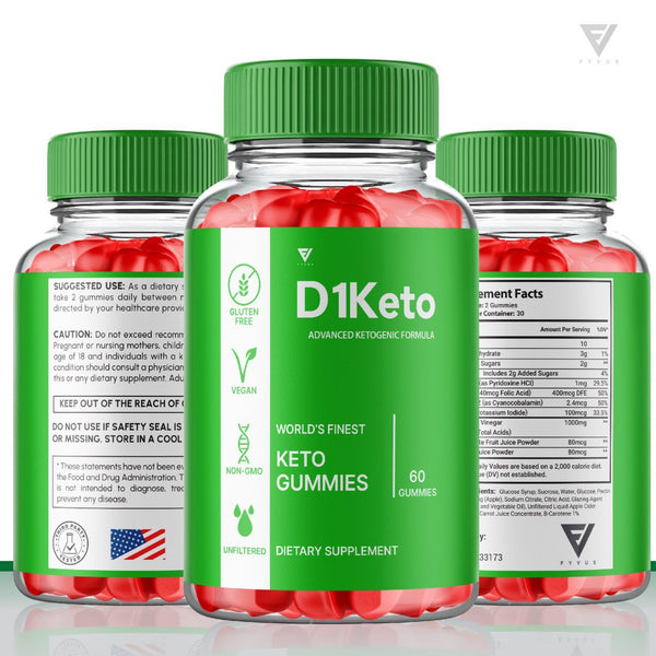 D1 Keto ACV Gummies - Advanced Ketogenic Formula